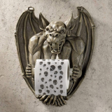 Gargoyle Gothic Bathroom Decor – Toilet Paper Roll