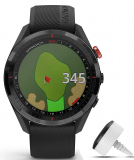 Garmin Approach S62 Bundle, Premium Golf GPS Watch with 3 CT10 Club Tracking Sensors
