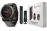 Garmin Fenix 5X Sapphire Multisport GPS Watch with Preloaded Topo Maps