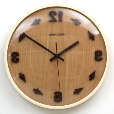 Geekcook Counter-Clockwise Wall Clock