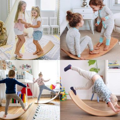 Gentle Monster Wooden Wobble Balance Board