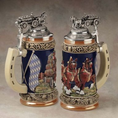 German Beerwagon Bavarian Stein