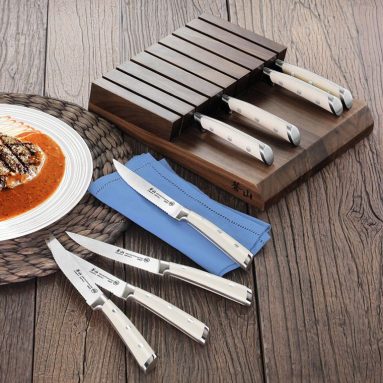 German Steel Forged 8-Piece Steak Knife Set