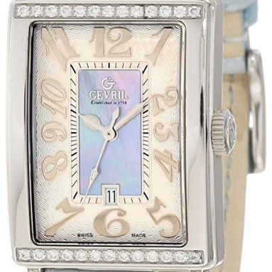 Gevril Women’s Avenue of Americas Blue Diamond Watch