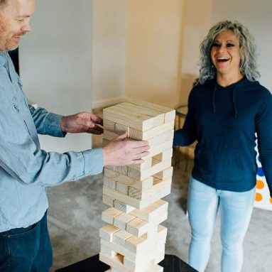 Giant Leaning Lumbers Perfect Indoor/Outdoor Group Play Classic Tower Game