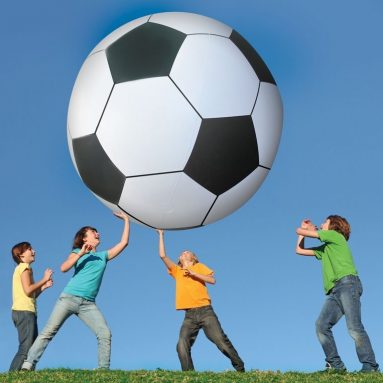 Gigantic 6′ Foot Tall Soccer Ball