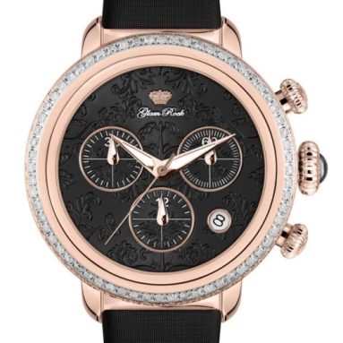 Glam Rock Women’s Gold Plated Case Watch