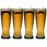 Glass Moustaches Grand Pilsner Glass