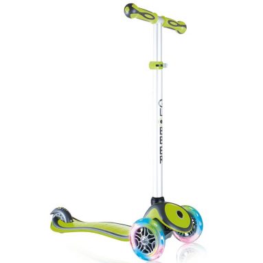 Globber 3 Wheel Adjustable Height Scooter with LED Light Up Wheels