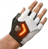 Gloves for Cycling with Ultrabright Rechargeable Pack