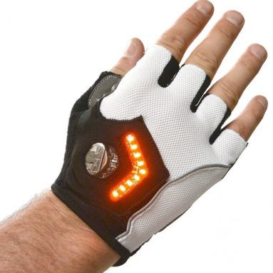 Gloves for Cycling with Ultrabright Rechargeable Pack