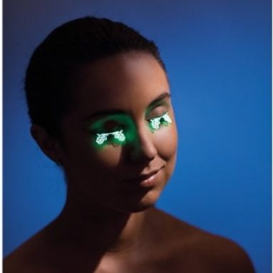 Glow In The Dark Floral Eyelashes