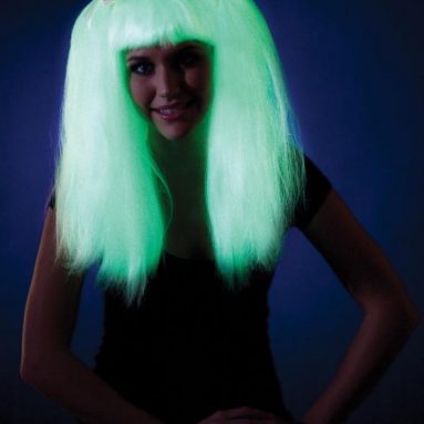 Glow In The Dark Costume Wig Adult