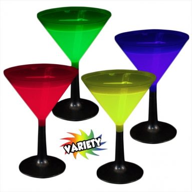 Glow in the Dark Martini Light up Cups