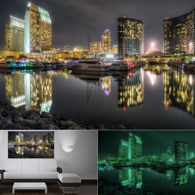 Glow in the Dark Wall Art Framed Print