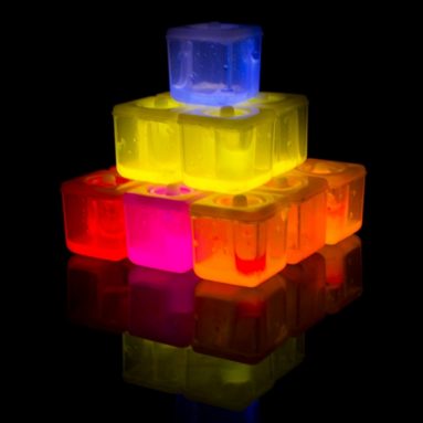 Glow in the Darking Ice Cubes