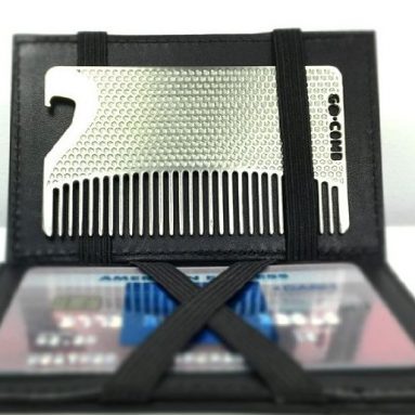 Go-Comb – Wallet Comb and Bottle Opener – Sleek
