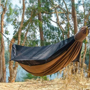 Go Outfitters Go Camping Hammock 2.0 w/Built-In Mosquito Net