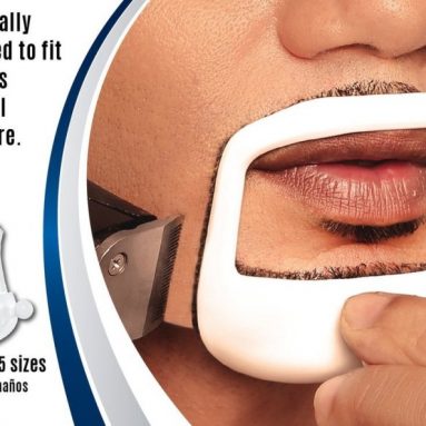 Goatee Outliner Kit – 5 Sizes Set All-In-One Tool