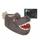 Godzilla Glow-in-the-Dark Plush Slippers