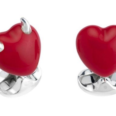 Good and Bad Heart Cufflinks