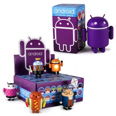 Google Android Phone Mascot Series 6 Mini-Fig. Display Case