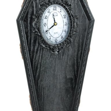 Gothic Coffin Wall Clock Halloween Home Decor