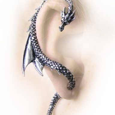 Gothic Dragons Lure Earring
