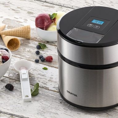 Gourmia Ice Cream Maker Frozen Yogurt and Sorbet Maker