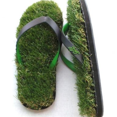 Grass Flip Flops