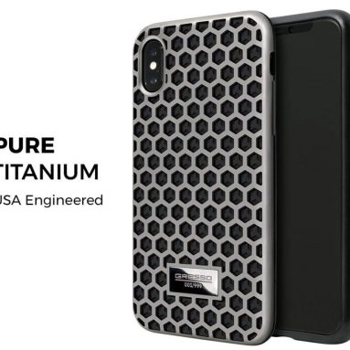 Gresso Magnum Titanium Case for iPhone X