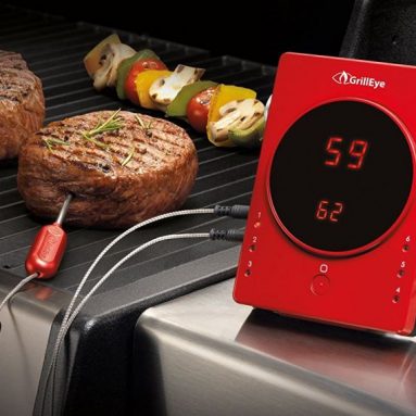 GrillEye Smart Bluetooth Grilling & Smoking Thermometer