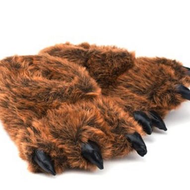 Grizzly Bear Paw Slippers