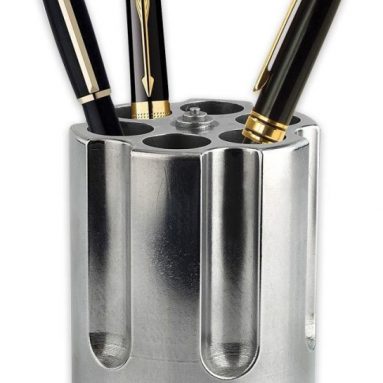 Gun Cylinder Pen Holder