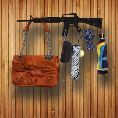 Gun with Bullet Hook Clothes Hangers