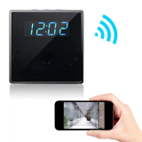 HD 1080P Hidden Wifi Clock Security Camera Wifi Hidden Spy DVR Table Clock Wireless Camcorder, 16G Micro SD Card Included