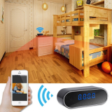 Wifi Hidden Camera Clock Video Recorder Indoor DV Camcorder IR Night Vision Support IOS Android APP Remote View