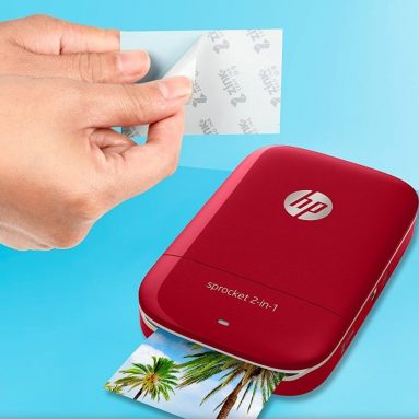 HP Sprocket 2-in-1 Portable Photo Printer & Instant Camera