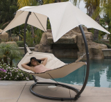 Hammock Swing with Sunroof Dual Canopy