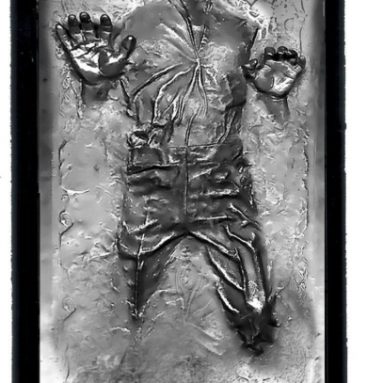 Han Solo in Carbonite Iphone 5c Hard Case Black