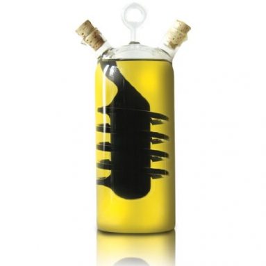 Hand Blown Glass Olive Oil and Vinegar Container