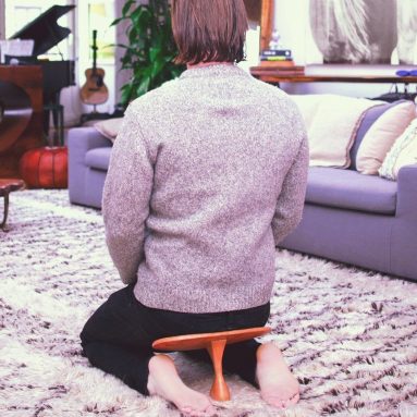 Handcrafted Meditation Bench