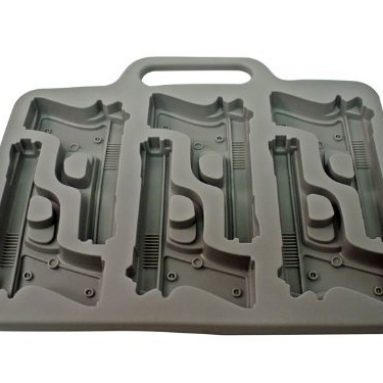 Handgun-Shaped Ice-Cube Tray