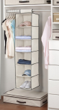 Hanging 6 Shelf Sweater Organizer