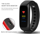 Heart Rate Smart Fitness Tracker Color Display Screen Watch