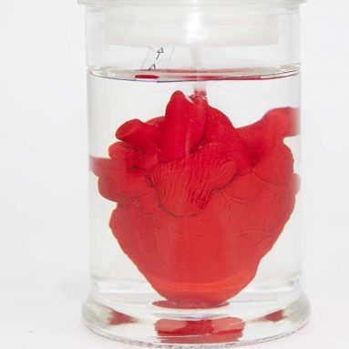Heart in Jar Candle