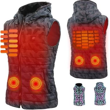 Heated Vest USB Charging Heat Reflective Clothing Five Heat Settings