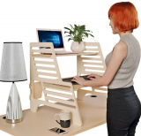 Height Adjustable Standing Desk with LapDesk