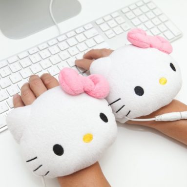 Hello Kitty USB Handwarmers Gloves
