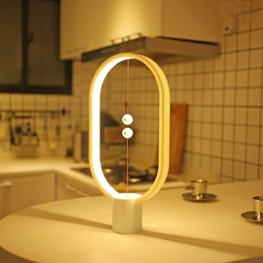 Ellipse magnetic mid-air switch USB powered LED lamp